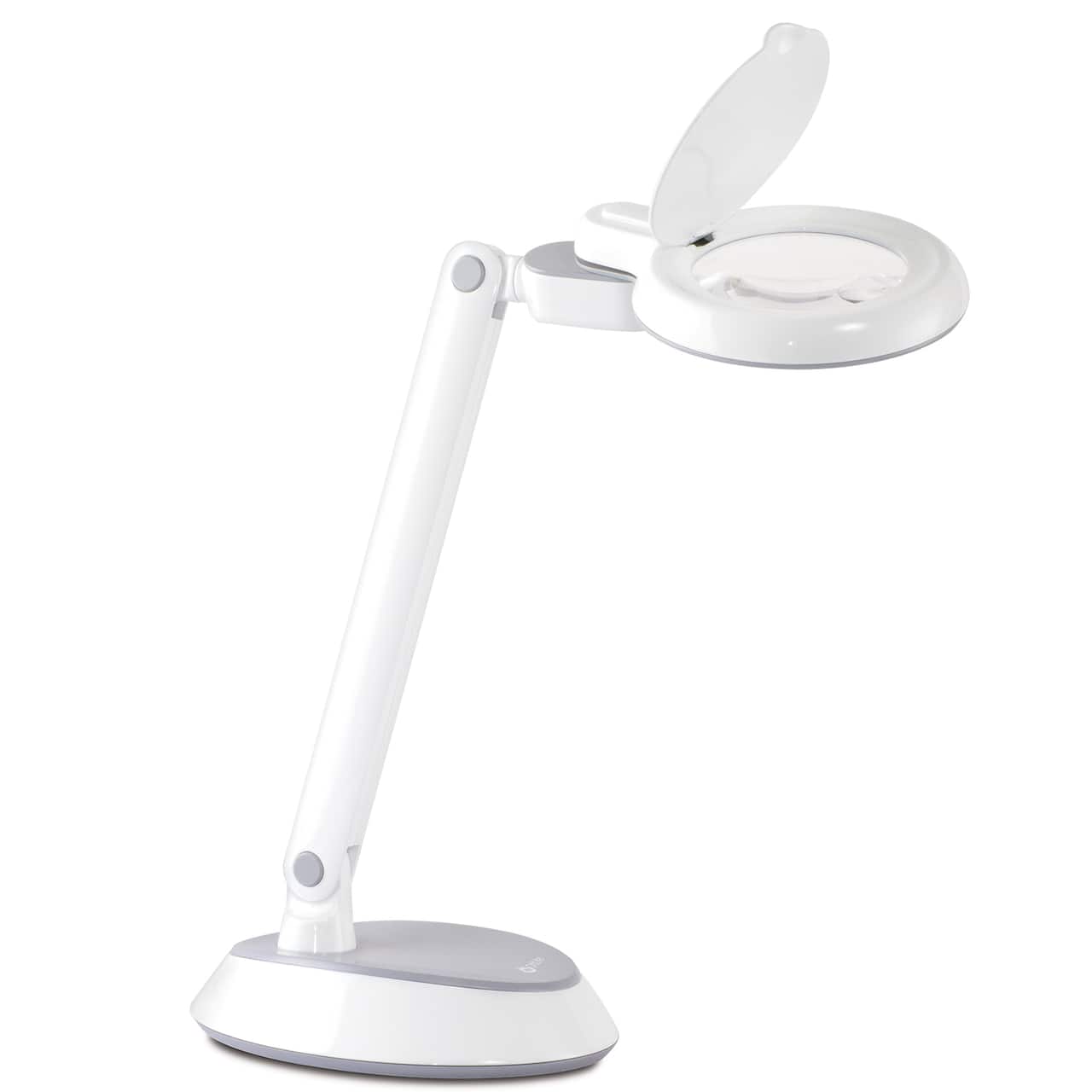 Ottlite Space-Saving LED Magnifier Desk Lamp